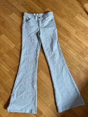 Hollister plaid high-rise pants